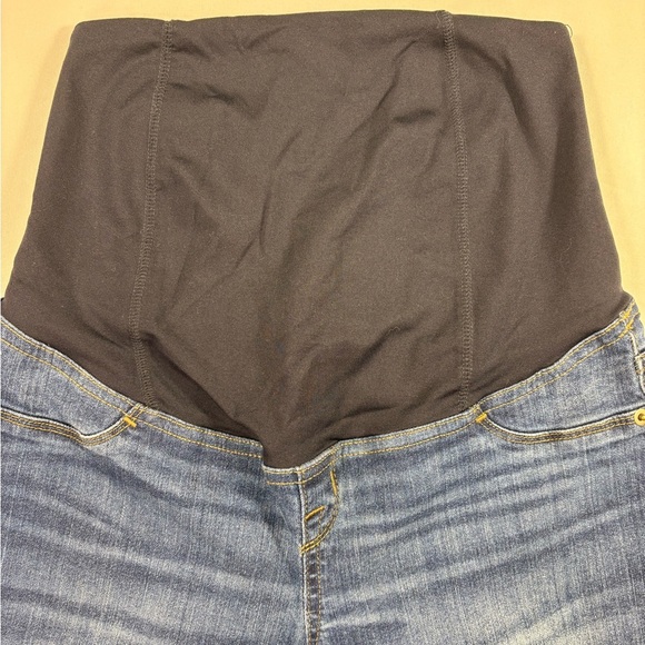Isabel Maternity Denim Bootcut Over The Belly Design Jeans | Size 2 (26R) - Picture 4 of 8
